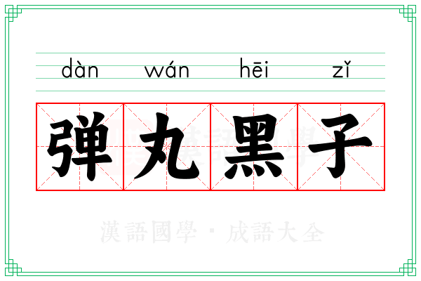 弹丸黑子