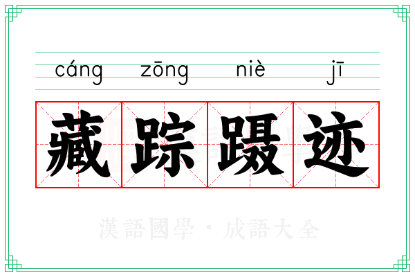 藏踪蹑迹