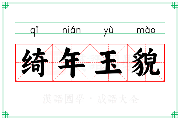 绮年玉貌